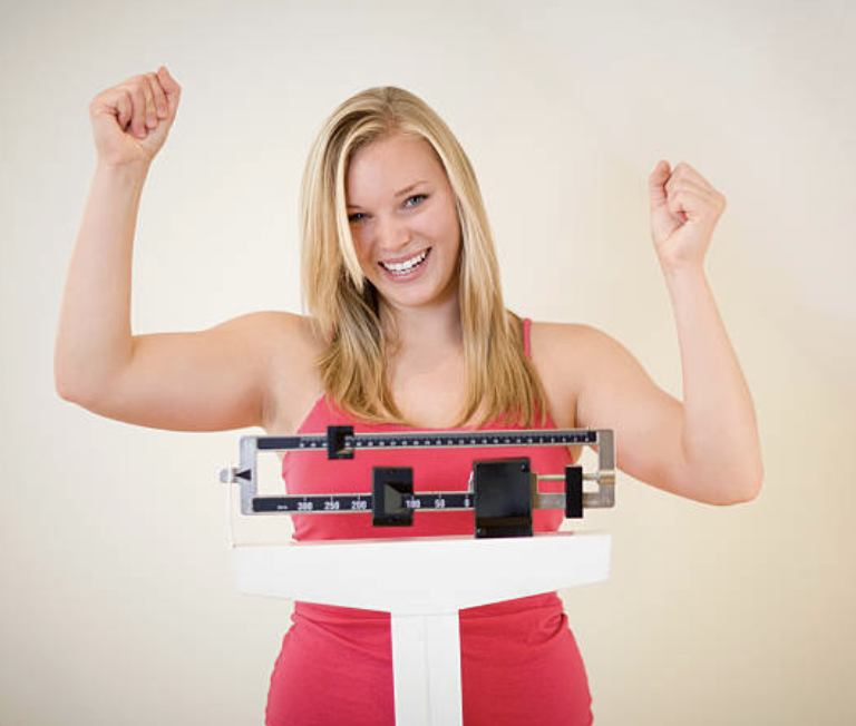 Person beginning GLP-1 weight loss medication in first month